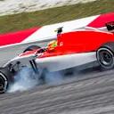 Roberto Merhi (ESP) Marussia locks up at Formula One World Championship, Rd2, Malaysian Grand Prix, free practice 3, Sepang, Malaysia, Saturday 28  March 2015. © Sutton Motorsport Images