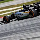 Sergio Perez (MEX) Force India VJM08 at Formula One World Championship, Rd2, Malaysian Grand Prix, free practice 3, Sepang, Malaysia, Saturday 28  March 2015. © Sutton Motorsport Images