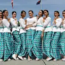 Grid girls at Formula One World Championship, Rd2, Malaysian Grand Prix, Race, Sepang, Malaysia, Sunday 29 March 2015. © Sutton Motorsport Images
