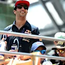 Daniel Ricciardo (AUS) Red Bull Racing on the drivers parade at Formula One World Championship, Rd2, Malaysian Grand Prix, Race, Sepang, Malaysia, Sunday 29 March 2015. © Sutton Motorsport Images