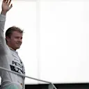 Nico Rosberg (GER) Mercedes AMG F1 celebrates on the Podium at Formula One World Championship, Rd2, Malaysian Grand Prix, Race, Sepang, Malaysia, Sunday 29 March 2015. © Sutton Motorsport Images