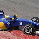 Marcus Ericsson (SWE) Sauber C34 retires at Formula One World Championship, Rd2, Malaysian Grand Prix, Race, Sepang, Malaysia, Sunday 29 March 2015. © Sutton Motorsport Images