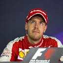 Sebastian Vettel (GER) Ferrari in the post race Press Conference at Formula One World Championship, Rd2, Malaysian Grand Prix, Race, Sepang, Malaysia, Sunday 29 March 2015. © Sutton Motorsport Images