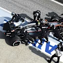Jenson Button (GBR) McLaren MP4-30 retires from the race in the pits at Formula One World Championship, Rd2, Malaysian Grand Prix, Race, Sepang, Malaysia, Sunday 29 March 2015. © Sutton Motorsport Images
