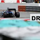 Valtteri Bottas (FIN) Williams FW37 passes DRS board at Formula One World Championship, Rd2, Malaysian Grand Prix, Practice, Sepang, Malaysia, Friday 27  March 2015. © Sutton Motorsport Images