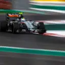 Sergio Perez (MEX) Force India VJM08 at Formula One World Championship, Rd17, Mexican Grand Prix, Practice, Circuit Hermanos Rodriguez, Mexico City, Mexico, Friday 30 October 2015. © Sutton Motorsport Images