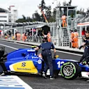 Felipe Nasr (BRA) Sauber C34 at Formula One World Championship, Rd17, Mexican Grand Prix, Practice, Circuit Hermanos Rodriguez, Mexico City, Mexico, Friday 30 October 2015. © Sutton Motorsport Images