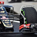 Pastor Maldonado (VEN) Lotus E23 Hybrid with tyre temperature sensor at Formula One World Championship, Rd17, Mexican Grand Prix, Practice, Circuit Hermanos Rodriguez, Mexico City, Mexico, Friday 30 October 2015. © Sutton Motorsport Images