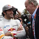 Juan Carlos of Spain and Carlos Sainz jr (ESP) Scuderia Toro Rosso at Formula One World Championship, Rd17, Mexican Grand Prix, Practice, Circuit Hermanos Rodriguez, Mexico City, Mexico, Friday 30 October 2015. © Sutton Motorsport Images