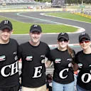 Fans with Sergio Perez (MEX) t-shirts at Formula One World Championship, Rd17, Mexican Grand Prix, Qualifying, Circuit Hermanos Rodriguez, Mexico City, Mexico, Saturday 31 October 2015. © Sutton Motorsport Images