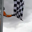 Chequered flag at Formula One World Championship, Rd17, Mexican Grand Prix, Qualifying, Circuit Hermanos Rodriguez, Mexico City, Mexico, Saturday 31 October 2015. © Sutton Motorsport Images