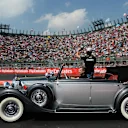 Sergio Perez (MEX) Force India during the drivers parade at Formula One World Championship, Rd17, Mexican Grand Prix, Race, Circuit Hermanos Rodriguez, Mexico City, Mexico, Sunday 1  November 2015. © Sutton Motorsport Images