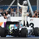 Valtteri Bottas (FIN) Williams FW37 celebrates in parc ferme at Formula One World Championship, Rd17, Mexican Grand Prix, Race, Circuit Hermanos Rodriguez, Mexico City, Mexico, Sunday 1  November 2015. © Sutton Motorsport Images