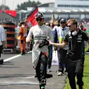 Sergio Perez (MEX) Force India on the grid at Formula One World Championship, Rd17, Mexican Grand Prix, Race, Circuit Hermanos Rodriguez, Mexico City, Mexico, Sunday 1  November 2015. © Sutton Motorsport Images
