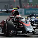 Jenson Button (GBR) McLaren MP4-30 at Formula One World Championship, Rd17, Mexican Grand Prix, Race, Circuit Hermanos Rodriguez, Mexico City, Mexico, Sunday 1  November 2015. © Sutton Motorsport Images