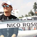 Nico Rosberg (GER) Mercedes AMG F1 at the drivers parade at Formula One World Championship, Rd17, Mexican Grand Prix, Race, Circuit Hermanos Rodriguez, Mexico City, Mexico, Sunday 1  November 2015. © Sutton Motorsport Images