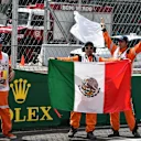 Marshals and flags at Formula One World Championship, Rd17, Mexican Grand Prix, Race, Circuit Hermanos Rodriguez, Mexico City, Mexico, Sunday 1  November 2015. © Sutton Motorsport Images