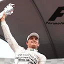 Race winner Nico Rosberg (GER) Mercedes AMG F1 celebrates on the podium at Formula One World Championship, Rd17, Mexican Grand Prix, Race, Circuit Hermanos Rodriguez, Mexico City, Mexico, Sunday 1  November 2015. © Sutton Motorsport Images