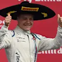 Valtteri Bottas (FIN) Williams celebrates on the podium at Formula One World Championship, Rd17, Mexican Grand Prix, Race, Circuit Hermanos Rodriguez, Mexico City, Mexico, Sunday 1  November 2015. © Sutton Motorsport Images