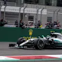Race winner Nico Rosberg (GER) Mercedes AMG F1 W06 crosses the line at Formula One World Championship, Rd17, Mexican Grand Prix, Race, Circuit Hermanos Rodriguez, Mexico City, Mexico, Sunday 1  November 2015. © Sutton Motorsport Images