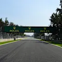Track view at Formula One World Championship, Rd17, Mexican Grand Prix, Preparations, Circuit Hermanos Rodriguez, Mexico City, Mexico, Thursday 29 October 2015. © Sutton Motorsport Images