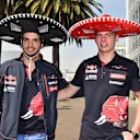 Carlos Sainz (ESP) Scuderia Toro Rosso and Max Verstappen (NDL) Scuderia Toro Rosso at Formula One World Championship, Rd17, Mexican Grand Prix, Preparations, Circuit Hermanos Rodriguez, Mexico City, Mexico, Thursday 29 October 2015. © Sutton Motorsport Images