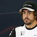Fernando Alonso (ESP) McLaren at the press conference at Formula One World Championship, Rd17, Mexican Grand Prix, Preparations, Circuit Hermanos Rodriguez, Mexico City, Mexico, Thursday 29 October 2015. © Sutton Motorsport Images