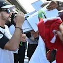 Fernando Alonso (ESP) McLaren with fans at the autograph session at Formula One World Championship, Rd17, Mexican Grand Prix, Preparations, Circuit Hermanos Rodriguez, Mexico City, Mexico, Thursday 29 October 2015. © Sutton Motorsport Images