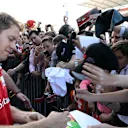 Sebastian Vettel (GER) Ferrari signs autographs for the fans at Formula One World Championship, Rd17, Mexican Grand Prix, Preparations, Circuit Hermanos Rodriguez, Mexico City, Mexico, Thursday 29 October 2015. © Sutton Motorsport Images