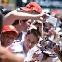 Sergio Perez (MEX) Force India poses for a selfie with the fans Formula One World Championship, Rd6, Monaco Grand Prix, Monte-Carlo, Monaco, Friday 22 May 2015. © Sutton Motorsport Images