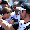Fernando Alonso (ESP) McLaren signs autographs for the fans at Formula One World Championship, Rd6, Monaco Grand Prix, Monte-Carlo, Monaco, Friday 22 May 2015. © Sutton Motorsport Images