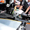 Sergio Perez (MEX) Force India VJM08 at Formula One World Championship, Rd6, Monaco Grand Prix Qualifying, Monte-Carlo, Monaco, Saturday 23 May 2015. © Sutton Motorsport Images
