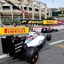 Jenson Button (GBR) McLaren MP4-30 and Valtteri Bottas (FIN) Williams FW37  at Formula One World Championship, Rd6, Monaco Grand Prix Qualifying, Monte-Carlo, Monaco, Saturday 23 May 2015. © Sutton Motorsport Images