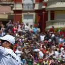 Nico Rosberg (GER) Mercedes AMG F1 on the driver parade at Formula One World Championship, Rd6, Monaco Grand Prix Race, Monte-Carlo, Monaco, Sunday 24 May 2015. © Sutton Motorsport Images