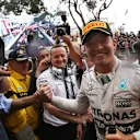 Race winner Nico Rosberg (GER) Mercedes AMG F1 celebrates in parc ferme at Formula One World Championship, Rd6, Monaco Grand Prix Race, Monte-Carlo, Monaco, Sunday 24 May 2015. © Sutton Motorsport Images