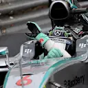 Race winner Nico Rosberg (GER) Mercedes AMG F1 W06 celebrates at Formula One World Championship, Rd6, Monaco Grand Prix Race, Monte-Carlo, Monaco, Sunday 24 May 2015. © Sutton Motorsport Images