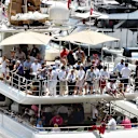 Fans on boat at Formula One World Championship, Rd6, Monaco Grand Prix Race, Monte-Carlo, Monaco, Sunday 24 May 2015. © Sutton Motorsport Images