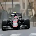 Jenson Button (GBR) McLaren MP4-30 at Formula One World Championship, Rd6, Monaco Grand Prix Practice, Monte-Carlo, Monaco, Thursday 21  May 2015. © Sutton Motorsport Images
