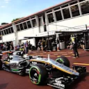 Sergio Perez (MEX) Force India VJM08 at Formula One World Championship, Rd6, Monaco Grand Prix Practice, Monte-Carlo, Monaco, Thursday 21  May 2015. © Sutton Motorsport Images