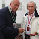 Patrick Tambay (FRA) and Sir Jackie Stewart (GBR) at Formula One World Championship, Rd6, Monaco Grand Prix Practice, Monte-Carlo, Monaco, Thursday 21  May 2015. © Sutton Motorsport Images