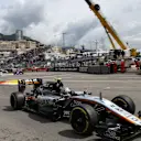 Sergio Perez (MEX) Force India VJM08 at Formula One World Championship, Rd6, Monaco Grand Prix Practice, Monte-Carlo, Monaco, Thursday 21  May 2015. © Sutton Motorsport Images