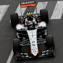 Sergio Perez (MEX) Force India VJM08 at Formula One World Championship, Rd6, Monaco Grand Prix Practice, Monte-Carlo, Monaco, Thursday 21  May 2015. © Sutton Motorsport Images