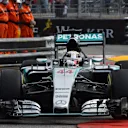 Lewis Hamilton (GBR) Mercedes AMG F1 W06 at Formula One World Championship, Rd6, Monaco Grand Prix Practice, Monte-Carlo, Monaco, Thursday 21 May 2015. © Sutton Motorsport Images