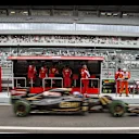 Jolyon Palmer (GBR) Lotus E23 Hybrid at Formula One World Championship, Rd15, Russian Grand Prix, Practice, Sochi Autodrom, Sochi, Krasnodar Krai, Russia, Friday 9 October 2015. © Sutton Motorsport Images