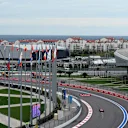 Sebastian Vettel (GER) Ferrari SF15-T at Formula One World Championship, Rd15, Russian Grand Prix, Practice, Sochi Autodrom, Sochi, Krasnodar Krai, Russia, Friday 9 October 2015. © Sutton Motorsport Images