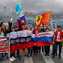 Fans at Formula One World Championship, Rd15, Russian Grand Prix, Practice, Sochi Autodrom, Sochi, Krasnodar Krai, Russia, Friday 9 October 2015. © Sutton Motorsport Images