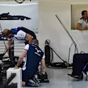 Frank Williams (GBR) Williams Team Owner at Formula One World Championship, Rd15, Russian Grand Prix, Practice, Sochi Autodrom, Sochi, Krasnodar Krai, Russia, Friday 9 October 2015. © Sutton Motorsport Images