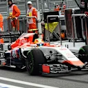 Roberto Merhi (ESP) Marussia at Formula One World Championship, Rd15, Russian Grand Prix, Practice, Sochi Autodrom, Sochi, Krasnodar Krai, Russia, Friday 9 October 2015. © Sutton Motorsport Images