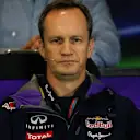 Paul Monaghan (GBR) Red Bull Racing in the press conference at Formula One World Championship, Rd15, Russian Grand Prix, Practice, Sochi Autodrom, Sochi, Krasnodar Krai, Russia, Friday 9 October 2015. © Sutton Motorsport Images