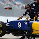 Marcus Ericsson (SWE) Sauber C34 at Formula One World Championship, Rd15, Russian Grand Prix, Practice, Sochi Autodrom, Sochi, Krasnodar Krai, Russia, Friday 9 October 2015. © Sutton Motorsport Images